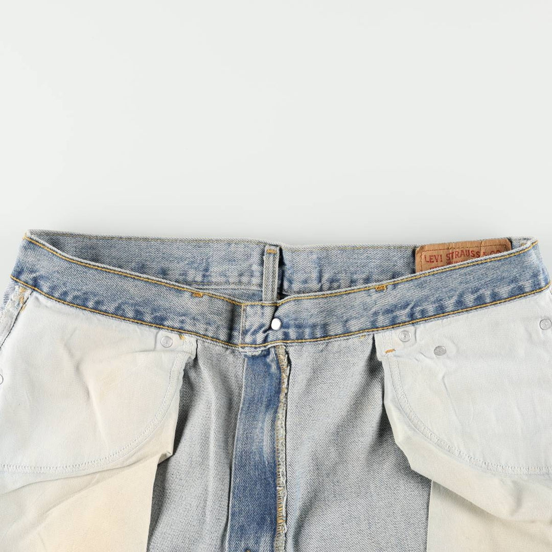 Levi's 505 REGULAR FIT tapered denim pants for men, size w36 cotton blue type Vintage Second Hand