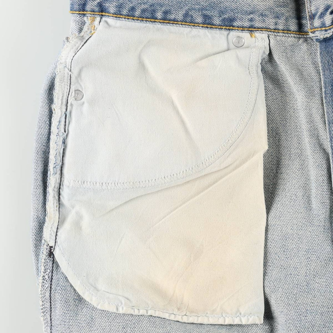 Levi's 505 REGULAR FIT tapered denim pants for men, size w36 cotton blue type Vintage Second Hand