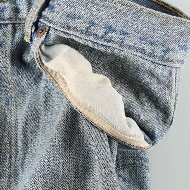 Levi's 505 REGULAR FIT tapered denim pants for men, size w36 cotton blue type Vintage Second Hand