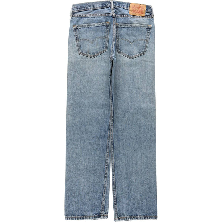 Levi's 00505-4886 Tapered Denim Pants, Men's W33 equivalent. cotton blue type Vintage Second Hand