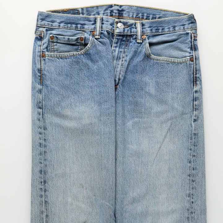 Levi's 00505-4886 Tapered Denim Pants, Men's W33 equivalent. cotton blue type Vintage Second Hand