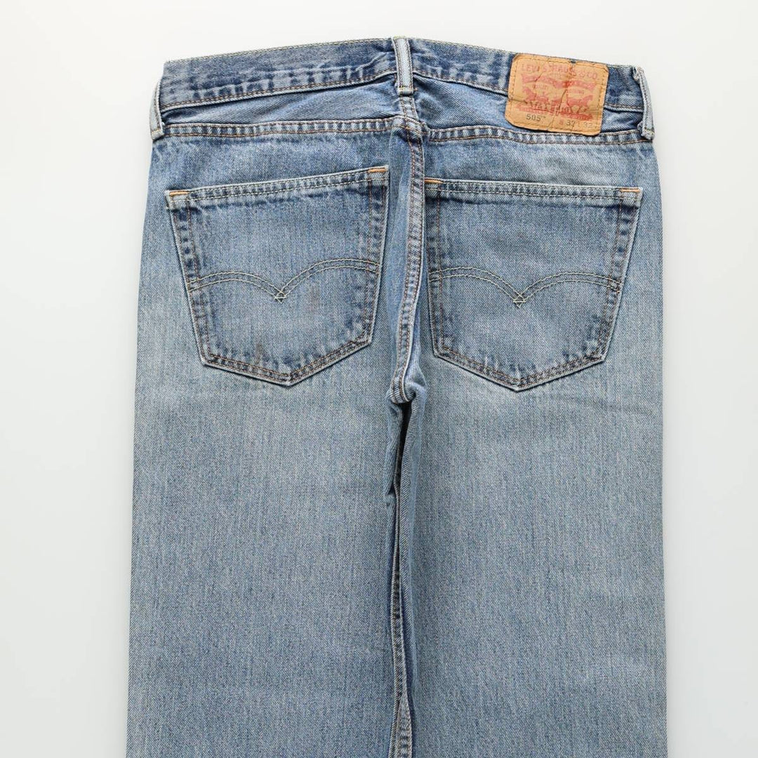 Levi's 00505-4886 Tapered Denim Pants, Men's W33 equivalent. cotton blue type Vintage Second Hand