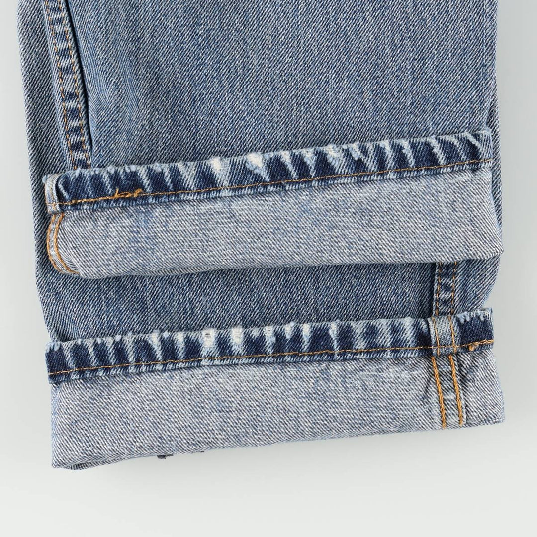 Levi's 00505-4886 Tapered Denim Pants, Men's W33 equivalent. cotton blue type Vintage Second Hand