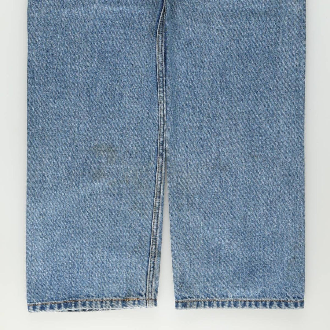 Levi's 505 tapered denim pants for men, size w37 unclear blue type Vintage Second Hand
