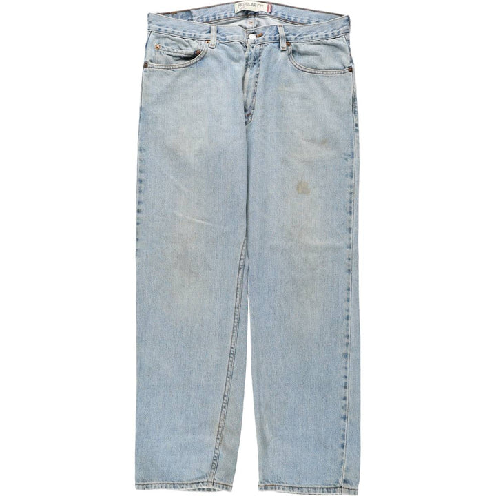 Levi's 505 REGULAR FIT tapered denim pants for men, size w36 cotton blue type Vintage Second Hand