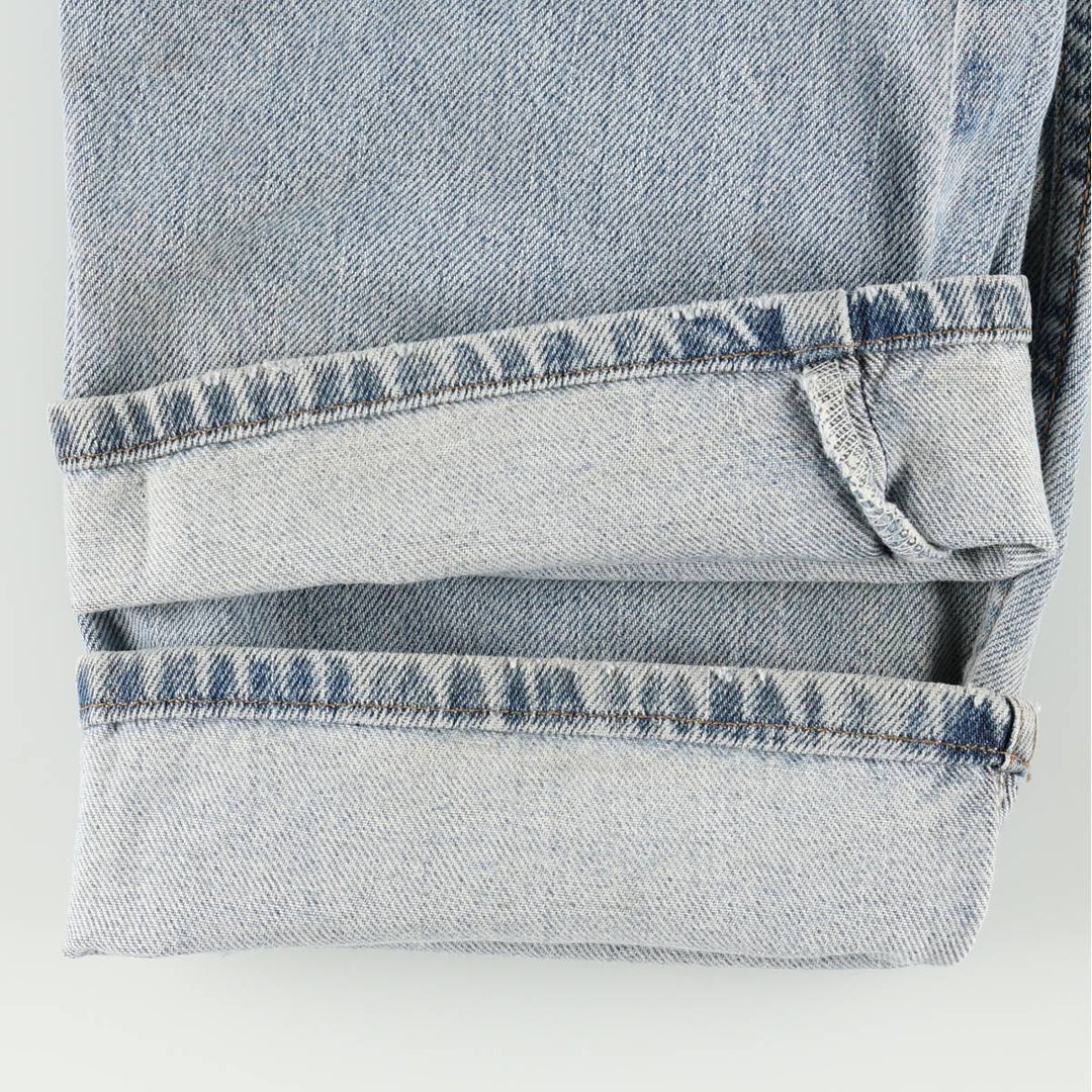 Levi's 505 REGULAR FIT tapered denim pants for men, size w36 cotton blue type Vintage Second Hand
