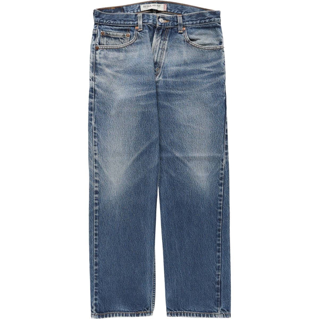 Levi's 505 REGULAR FIT tapered denim pants for men, size w33 cotton blue type Vintage Second Hand