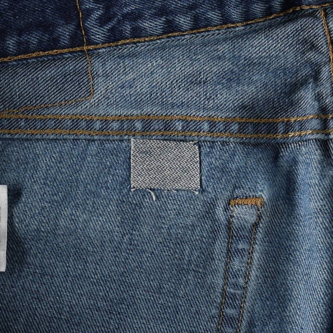 Levi's 505 tapered denim pants for men, size W33 cotton blue type Vintage Second Hand