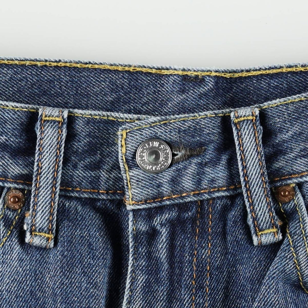 Levi's 00505-4886 Tapered Denim Pants, Men's W34 equivalent. cotton blue type Vintage Second Hand