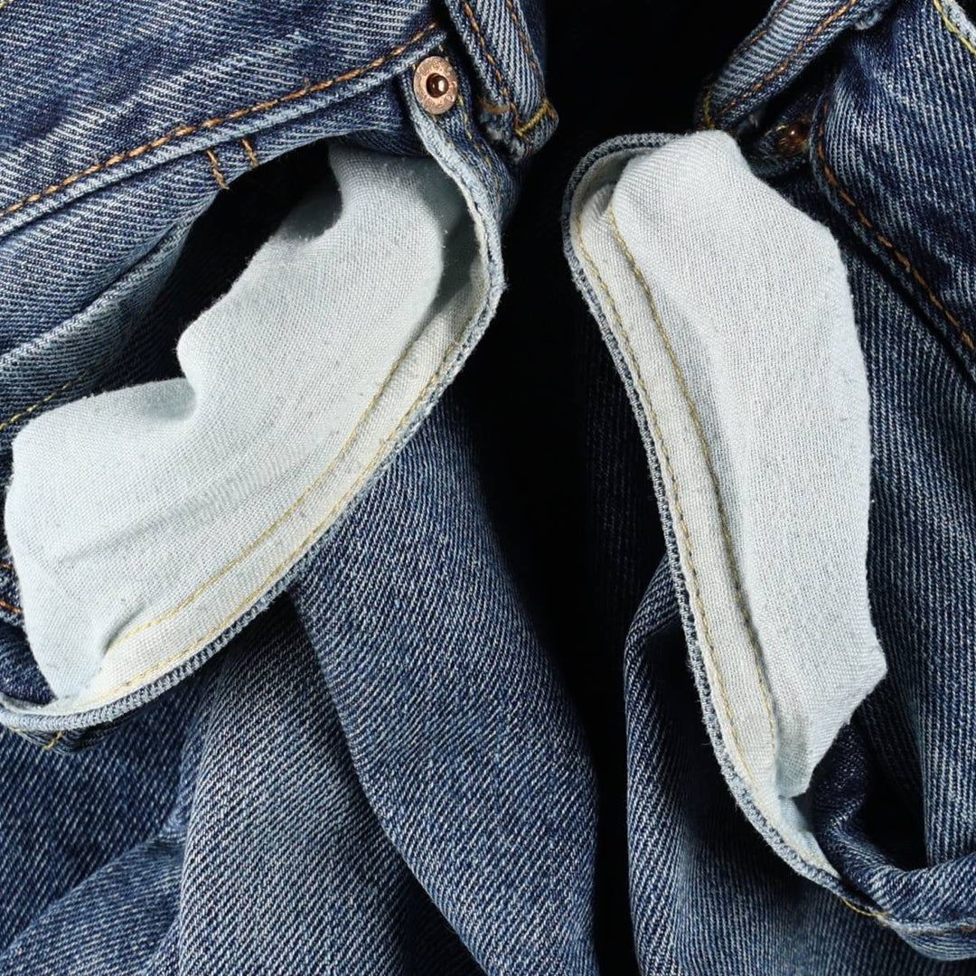Levi's 00505-4886 Tapered Denim Pants, Men's W34 equivalent. cotton blue type Vintage Second Hand