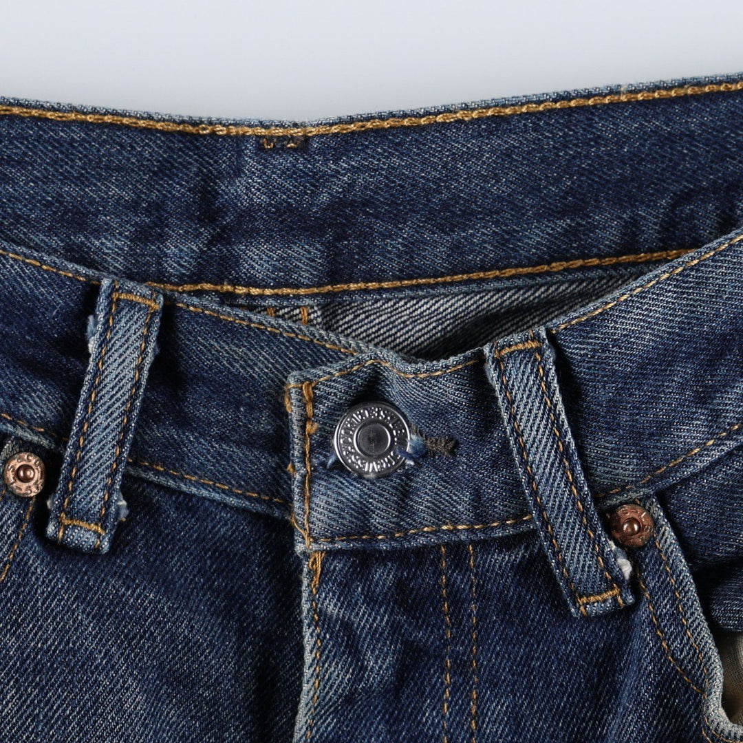 Levi's 505 tapered denim pants for men, equivalent to w35 cotton blue type Vintage Second Hand