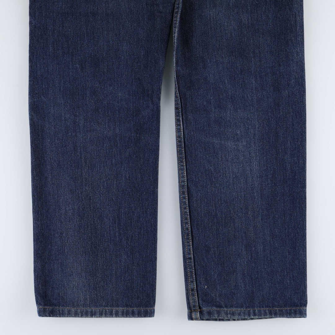 Levi's 505 tapered denim pants for men, equivalent to w35 cotton blue type Vintage Second Hand