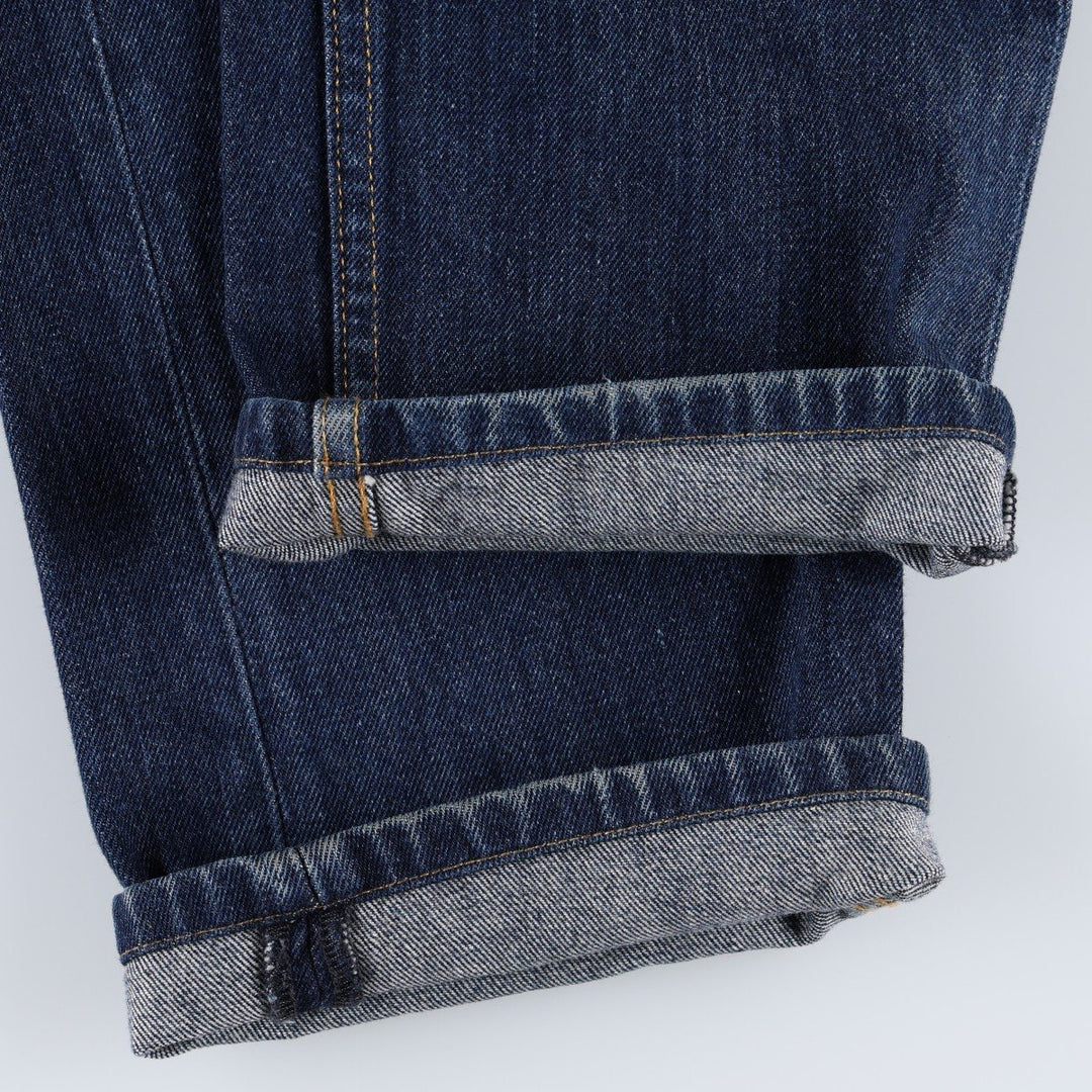 Levi's 505 tapered denim pants for men, equivalent to w35 cotton blue type Vintage Second Hand