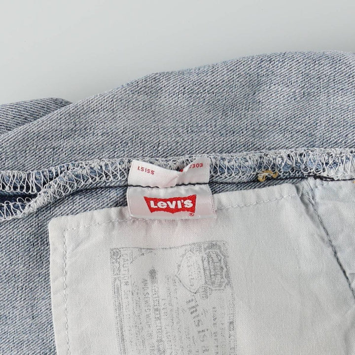 Levi's tapered denim pants, men's size W35 (approx.) unclear blue type Vintage Second Hand