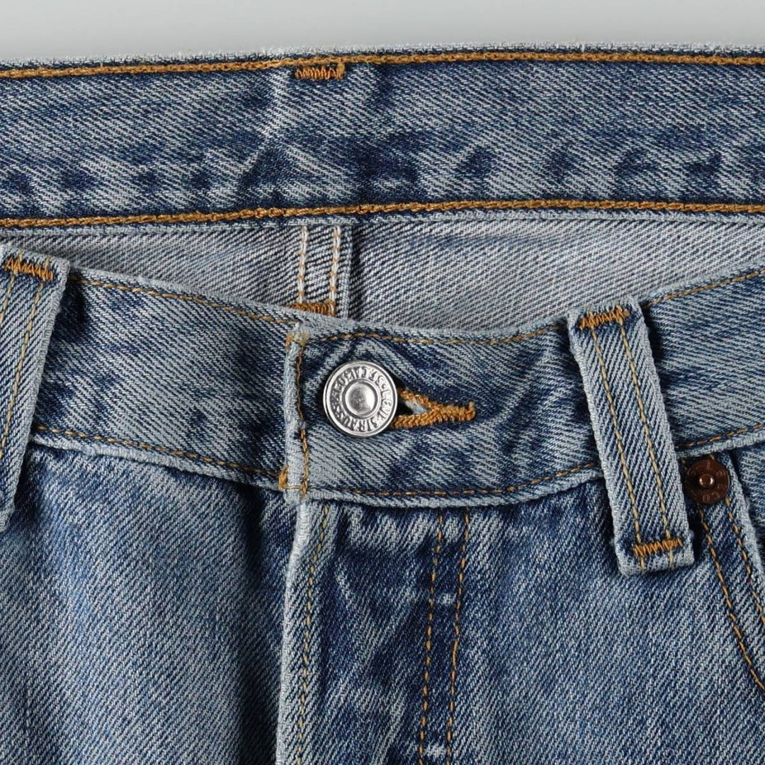 Levi's tapered denim pants, men's size W35 (approx.) unclear blue type Vintage Second Hand