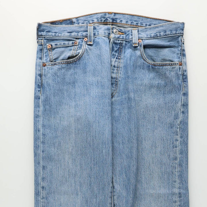 Levi's tapered denim pants, men's size W35 (approx.) unclear blue type Vintage Second Hand