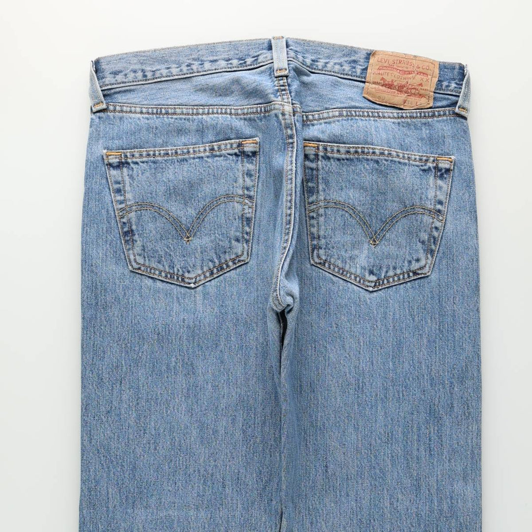 Levi's tapered denim pants, men's size W35 (approx.) unclear blue type Vintage Second Hand