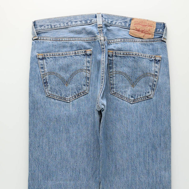 Levi's tapered denim pants, men's size W35 (approx.) unclear blue type Vintage Second Hand
