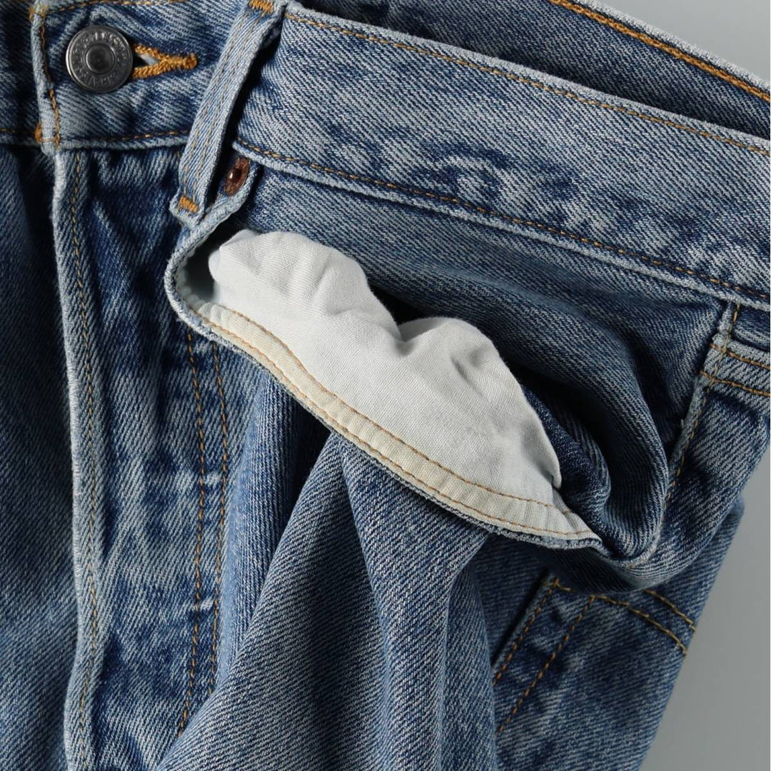 Levi's tapered denim pants, men's size W35 (approx.) unclear blue type Vintage Second Hand