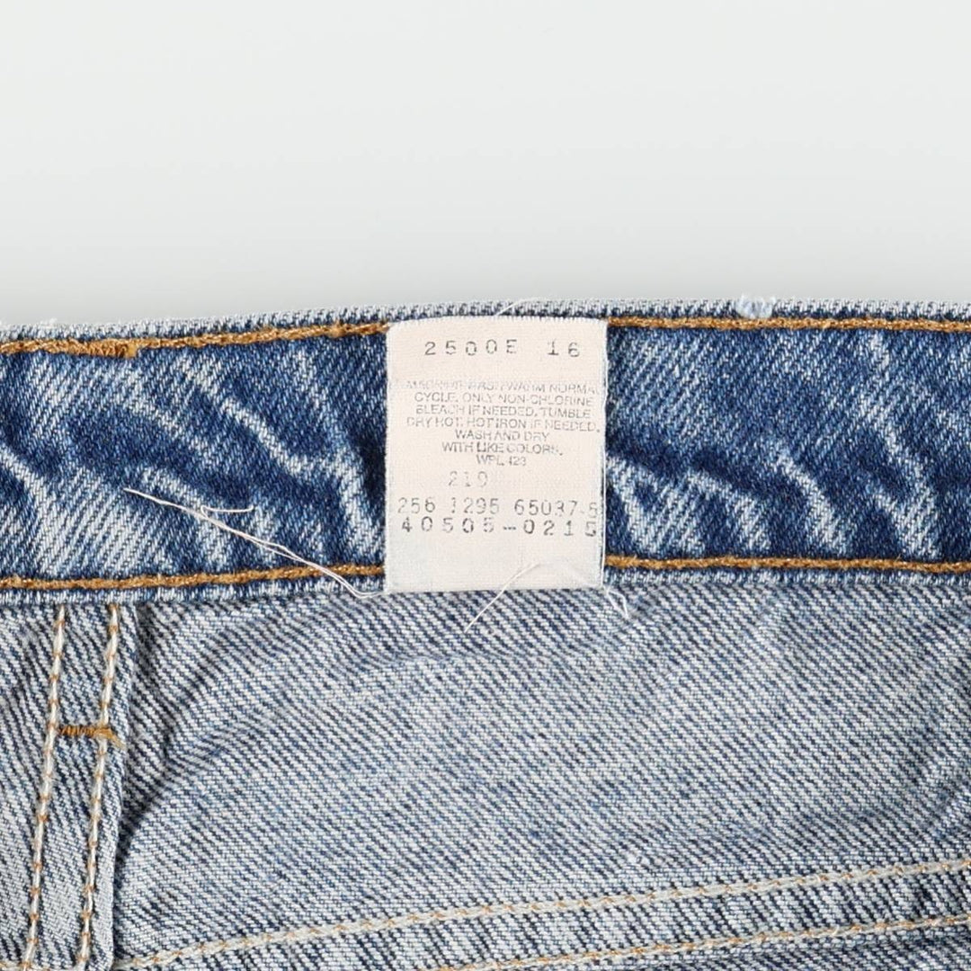 90'S Levi's 505 Regular Fit Straight Leg Orange Tab Tapered Denim Pants, Men's W35 (approx.), Vintage cotton blue type Vintage Second Hand