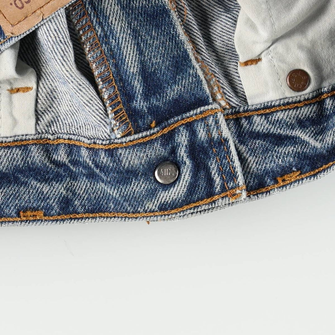 90'S Levi's 505 REGULAR FIT STRAIGHT LEG Orange Tab Tapered Denim Pants Men's W32 Vintage cotton blue type Vintage Second Hand