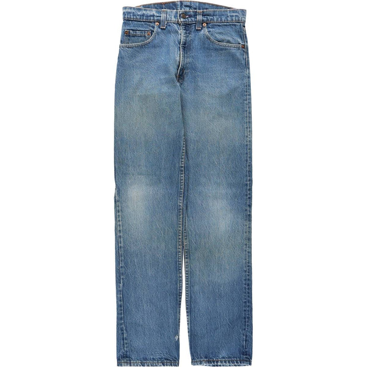 Levi's 505-0216 Tapered Denim Pants, Made in USA, Men's Size W29 (approx.) cotton blue type Vintage Second Hand