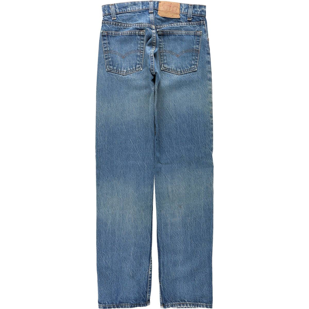 Levi's 505-0216 Tapered Denim Pants, Made in USA, Men's Size W29 (approx.) cotton blue type Vintage Second Hand