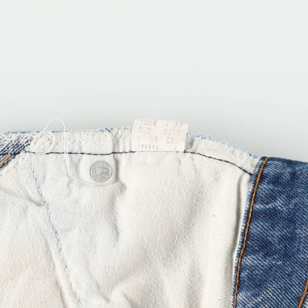 Levi's 505-0216 Tapered Denim Pants, Made in USA, Men's Size W29 (approx.) cotton blue type Vintage Second Hand