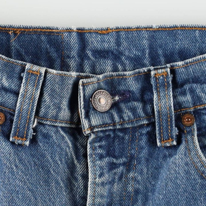 Levi's 505-0216 Tapered Denim Pants, Made in USA, Men's Size W29 (approx.) cotton blue type Vintage Second Hand