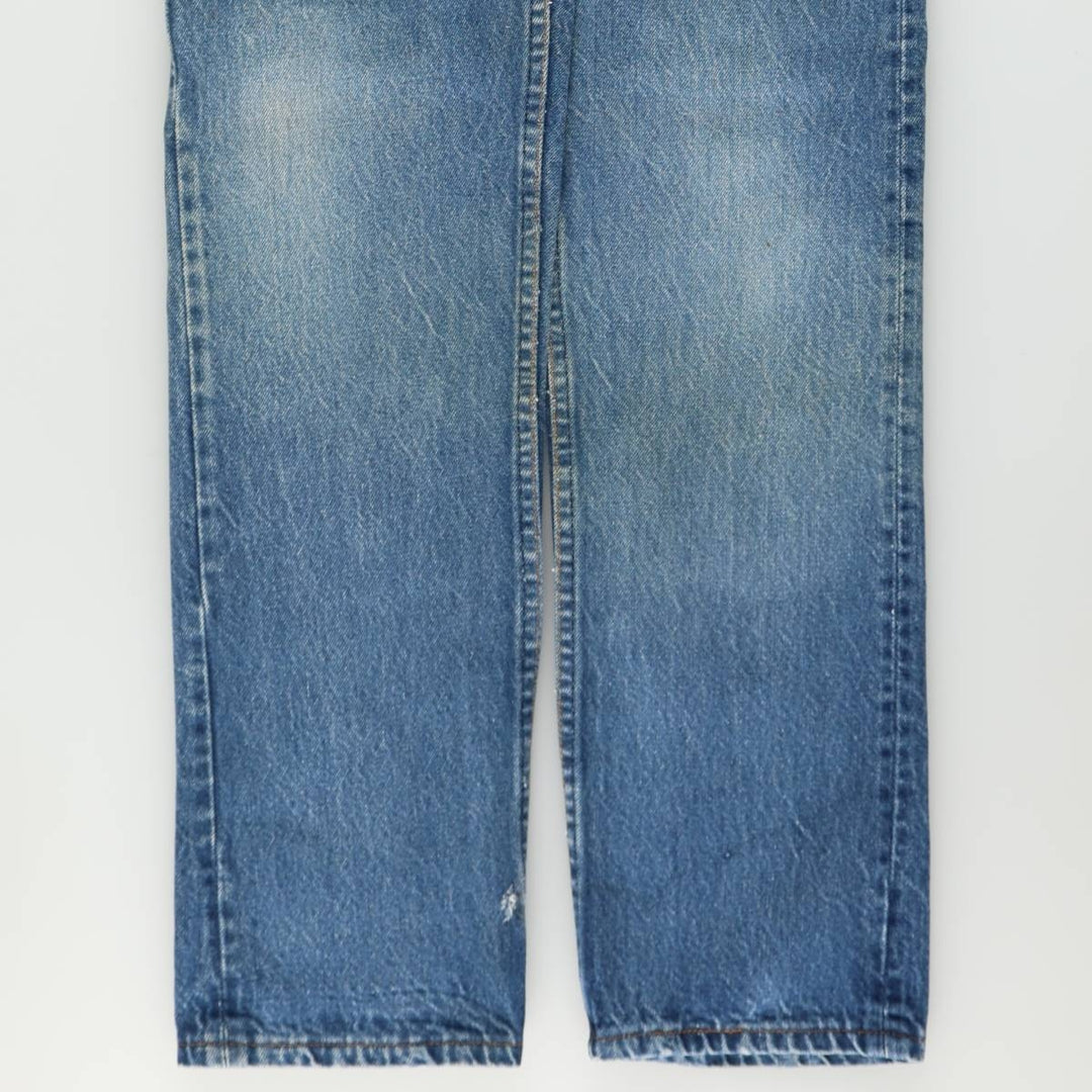 Levi's 505-0216 Tapered Denim Pants, Made in USA, Men's Size W29 (approx.) cotton blue type Vintage Second Hand