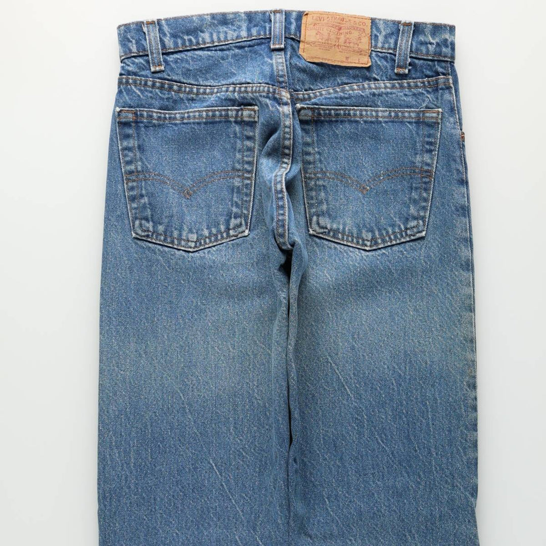 Levi's 505-0216 Tapered Denim Pants, Made in USA, Men's Size W29 (approx.) cotton blue type Vintage Second Hand