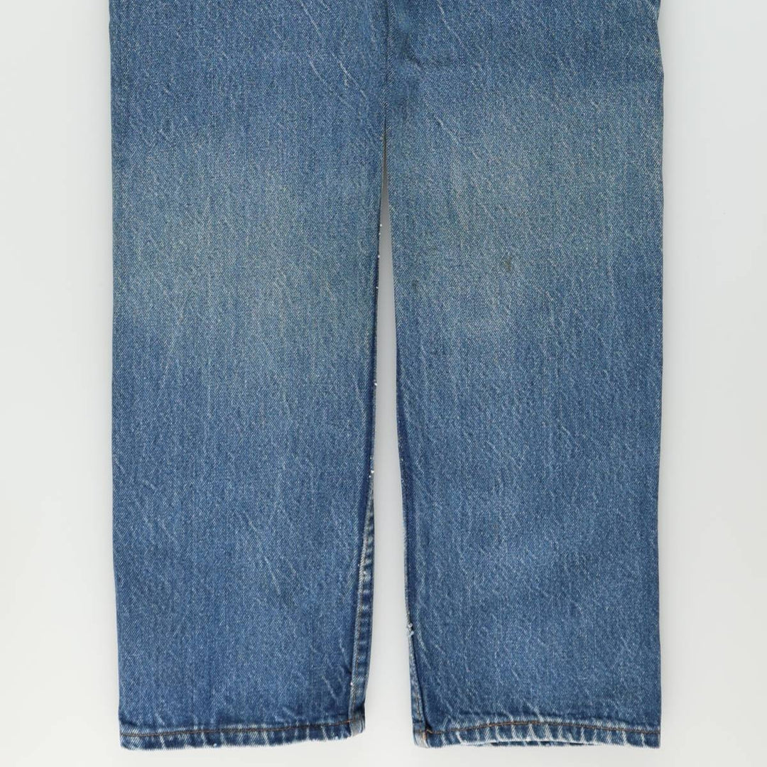 Levi's 505-0216 Tapered Denim Pants, Made in USA, Men's Size W29 (approx.) cotton blue type Vintage Second Hand