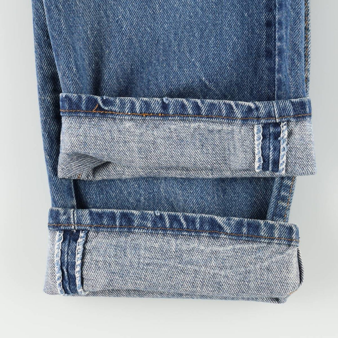 Levi's 505-0216 Tapered Denim Pants, Made in USA, Men's Size W29 (approx.) cotton blue type Vintage Second Hand