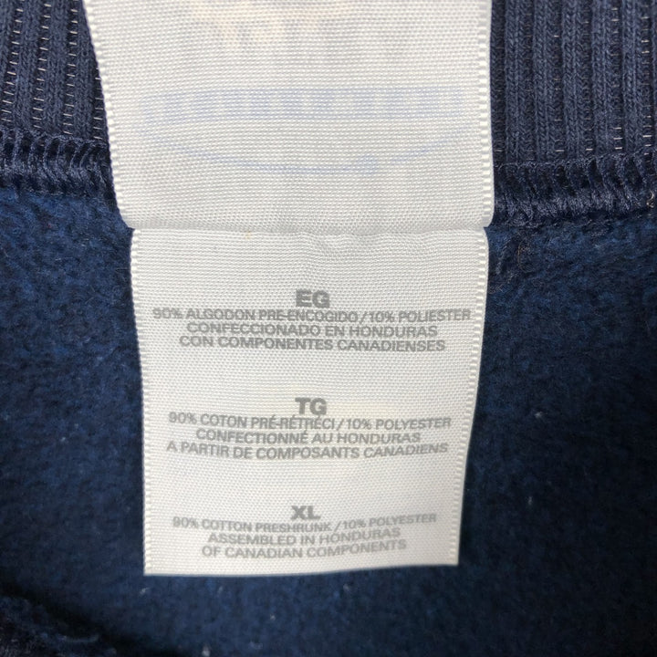 2000'S Gildan Bud Light Advertising Sweatshirt, Men's Size XL (approx.) cotton navy blue type Vintage Second Hand