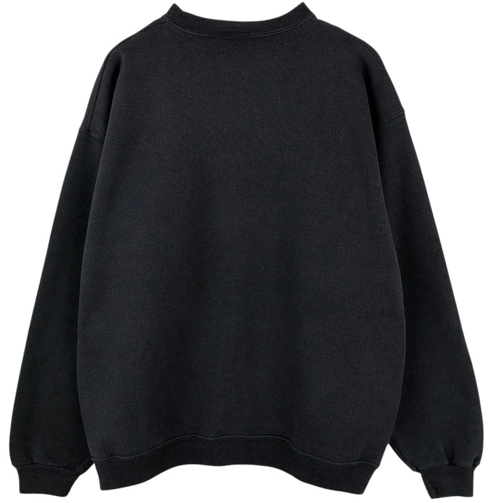 90s-00'S Hanes Heavyweight Advertising Sweatshirt, Made in USA, Men's Size L (approx.), Vintage cotton black type Vintage Second Hand