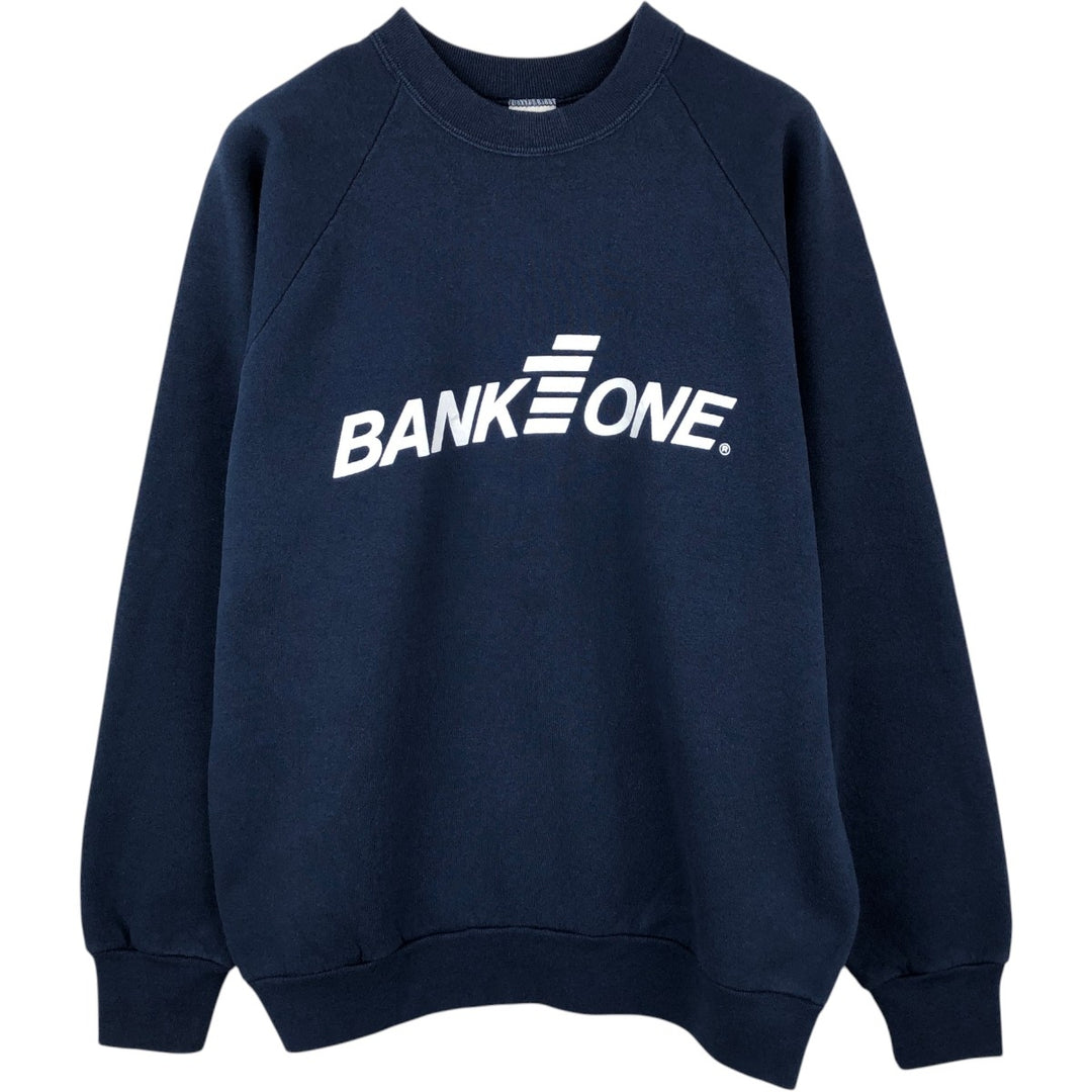 90'S Fruit of the Loom Boeing Advertising Sweatshirt, Made in USA, Men's Size L (approx.), Vintage cotton navy blue type Vintage Second Hand