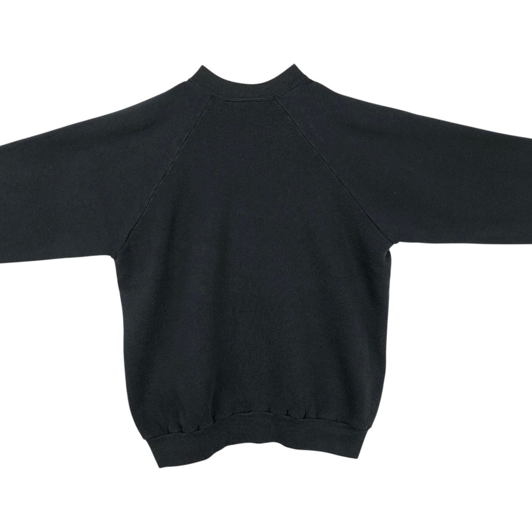 90'S Fruit of the Loom Boeing Advertising Sweatshirt, Made in Canada, Men's XL equivalent, Vintage cotton black type Vintage Second Hand