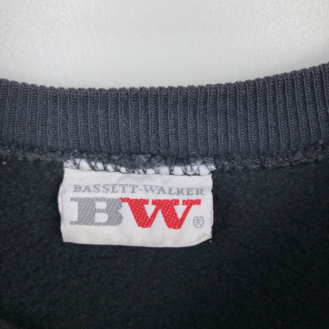 80s-90'S Bassett Walker Hard Rock Cafe Advertising Sweatshirt, Men's Size L (approx.), Vintage unclear black type Vintage Second Hand