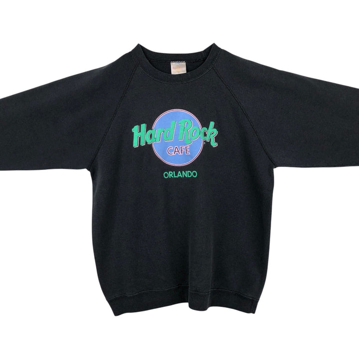 HARD ROCK CAFE Advertising Sweatshirt, Men's Size XL polyester black type Vintage Second Hand