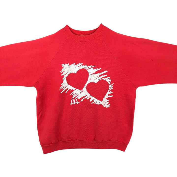 90s-00'S Hanes ACTIVEWEAR Advertising Sweatshirt, Men's XL equivalent, Vintage cotton red type Vintage Second Hand