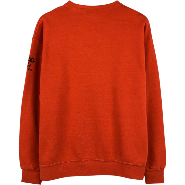 00'S Harley-Davidson Advertising Sweatshirt, Men's L size unclear orange type Vintage Second Hand