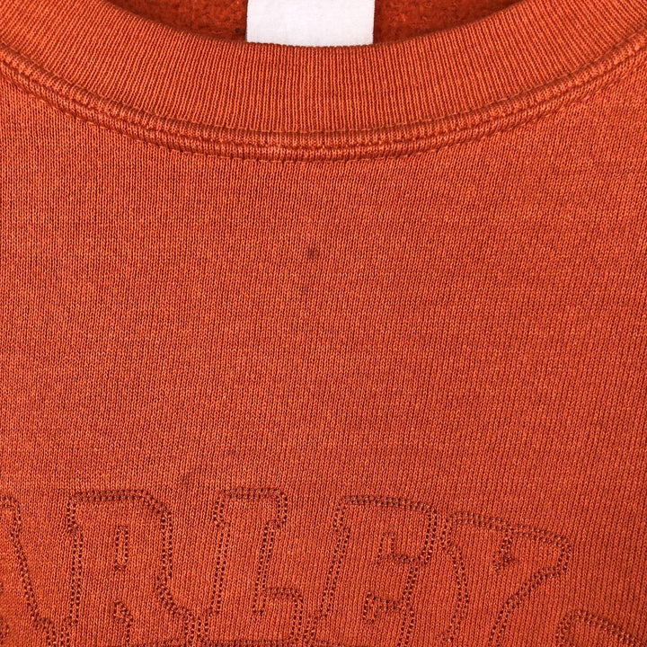00'S Harley-Davidson Advertising Sweatshirt, Men's L size unclear orange type Vintage Second Hand