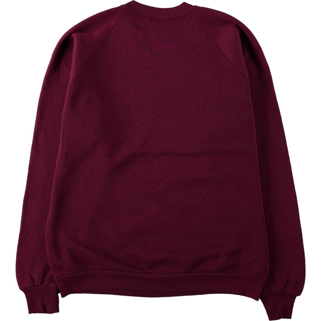 90'S JERSEYS S. Advertising Sweatshirt, Made in USA, Men's Size L (approx.), Vintage cotton burgundy type Vintage Second Hand