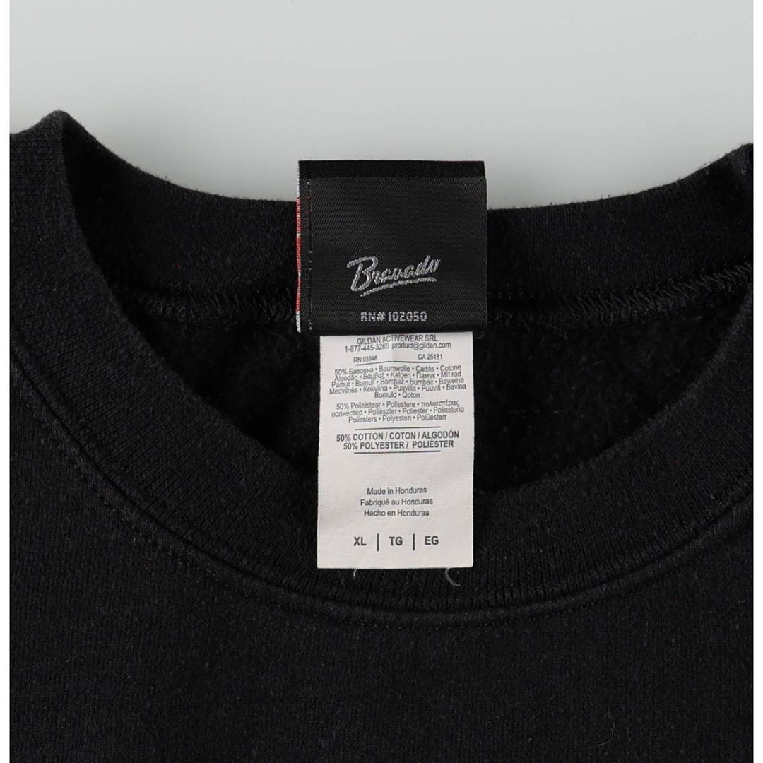 Harley-Davidson Advertising Sweatshirt, Men's XL Size cotton black type Vintage Second Hand