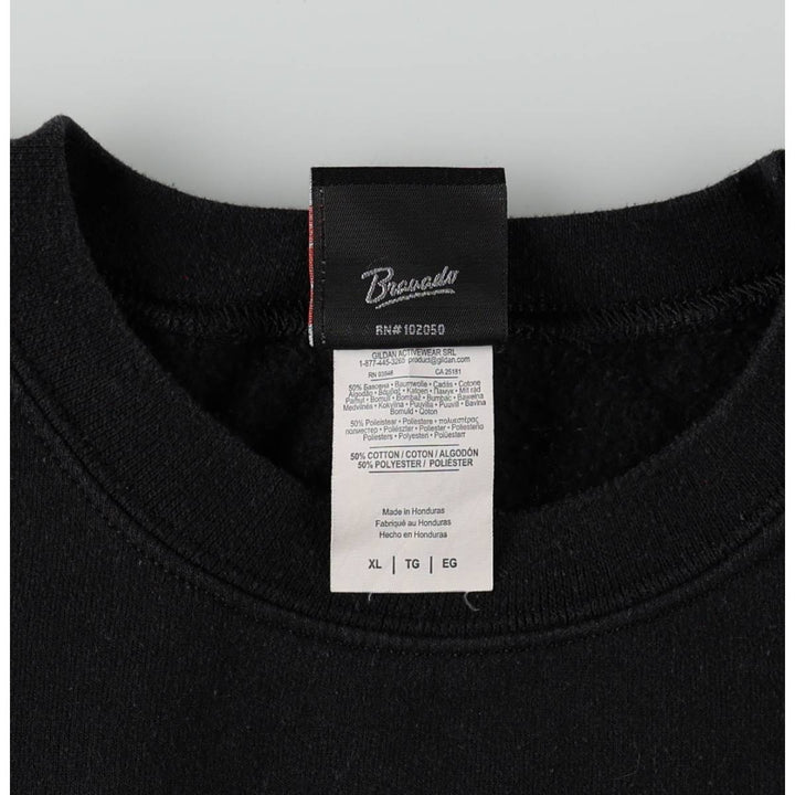 Harley-Davidson Advertising Sweatshirt, Men's XL Size cotton black type Vintage Second Hand