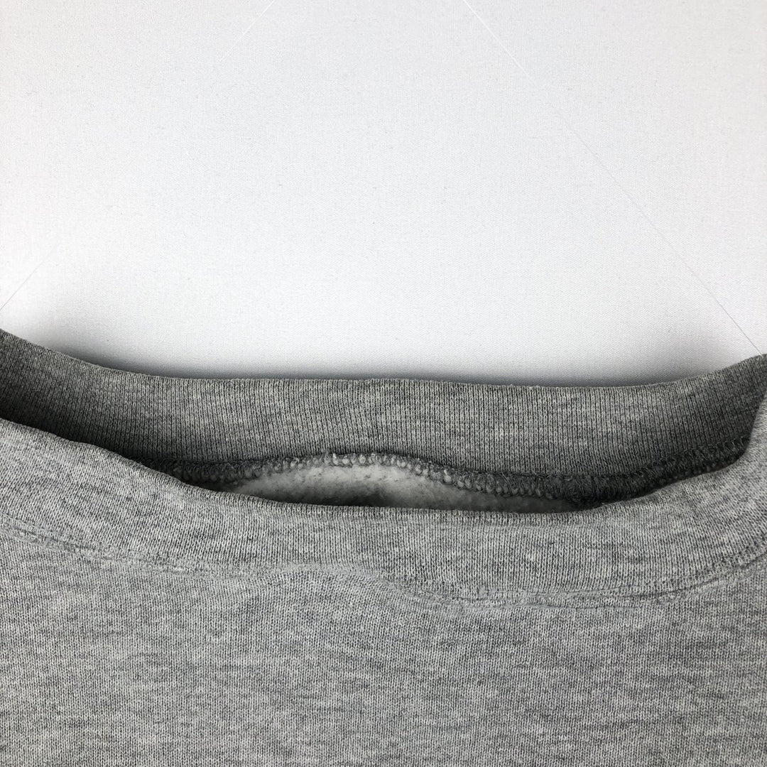 2000'S Harley-Davidson Fire Pattern Advertising Sweatshirt (Men's Size L) cotton gray type Vintage Second Hand
