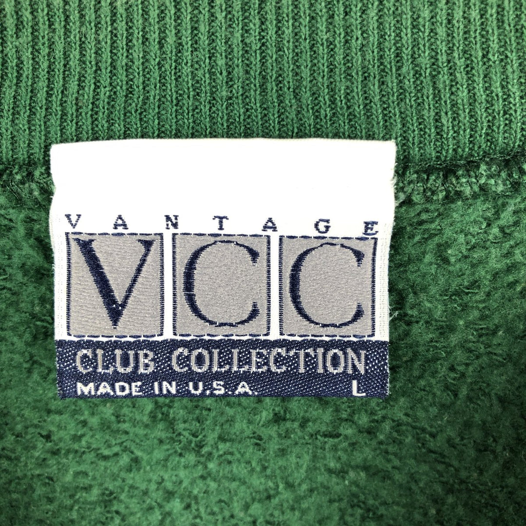90'S VCC Lipton Advertising Sweatshirt, Made in USA, Men's Size L (approx.), Vintage polyester Green type dark green Vintage Second Hand