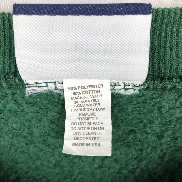 90'S VCC Lipton Advertising Sweatshirt, Made in USA, Men's Size L (approx.), Vintage polyester Green type dark green Vintage Second Hand