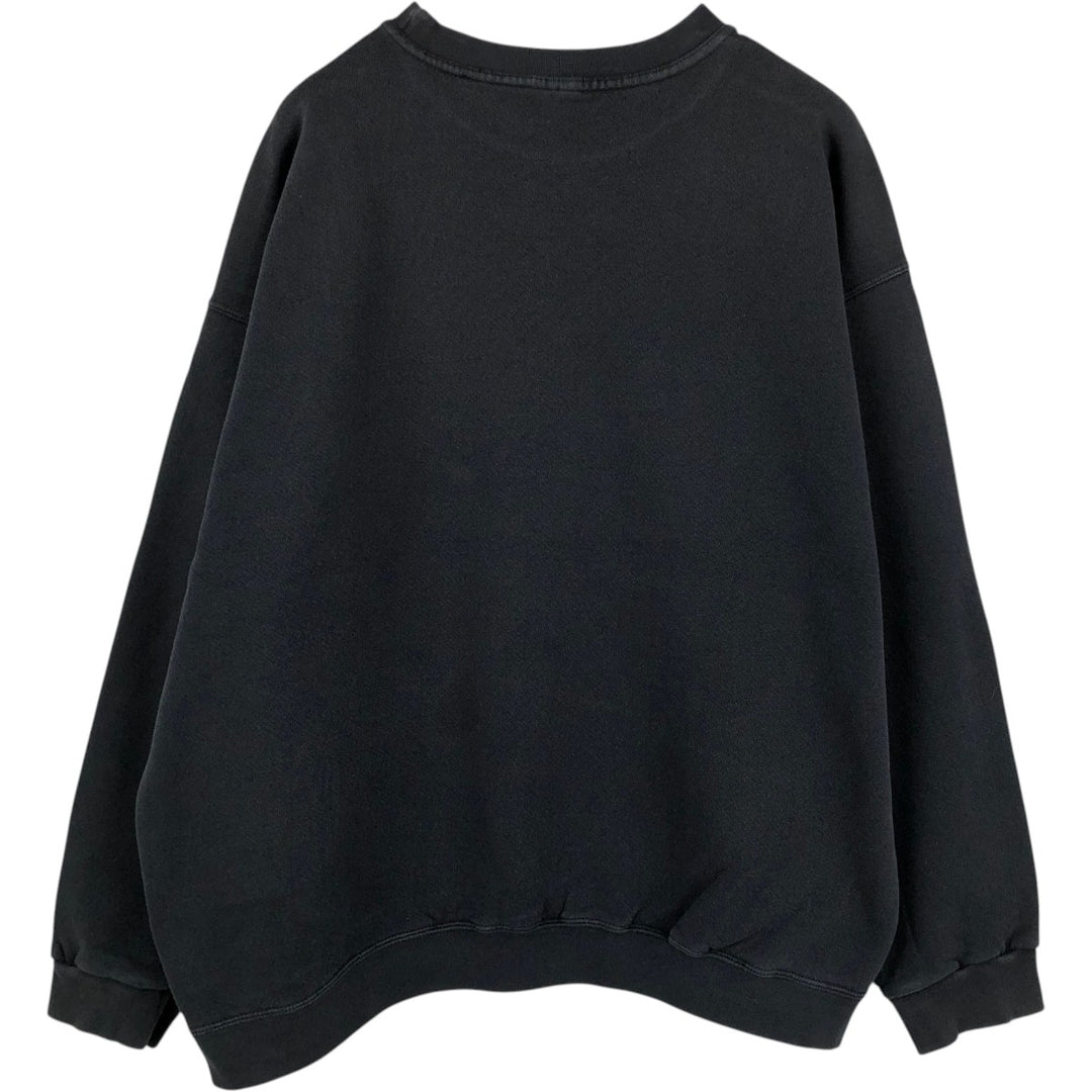 CHEVROLET advertising sweatshirt, made in the USA, men's size XL equivalent. cotton black type Vintage Second Hand