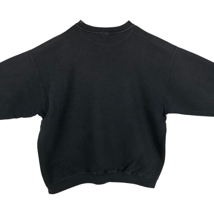 CHEVROLET advertising sweatshirt, made in the USA, men's size XL equivalent. cotton black type Vintage Second Hand
